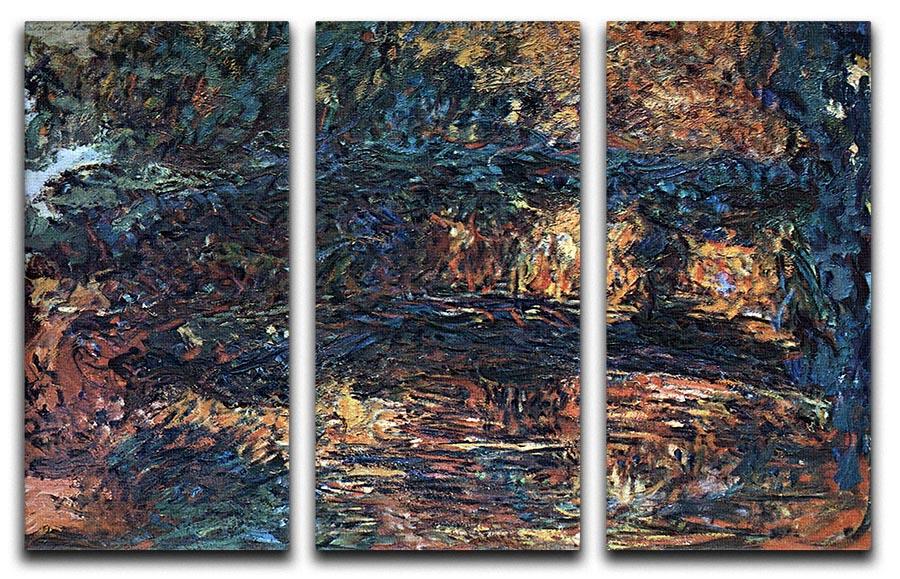 The Japanese Bridge 2 Split Panel Canvas Print - Canvas Art Rocks - 4