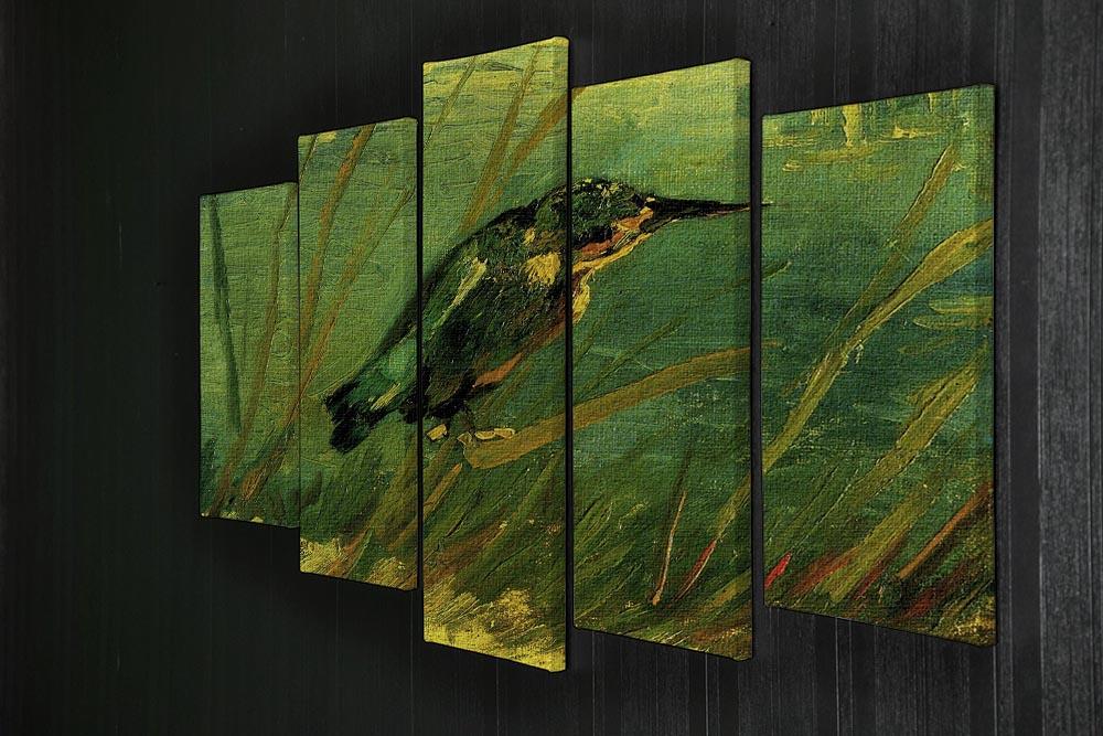 The Kingfisher by Van Gogh 5 Split Panel Canvas - Canvas Art Rocks - 2
