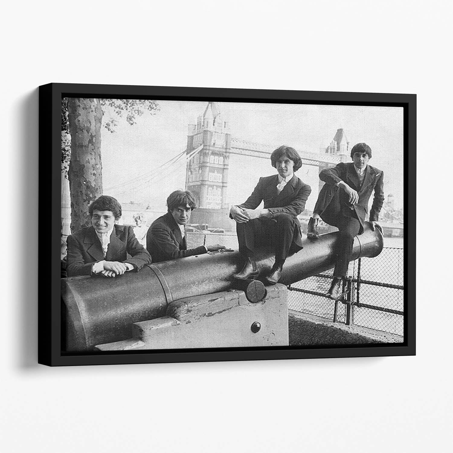 The Kinks Floating Framed Canvas