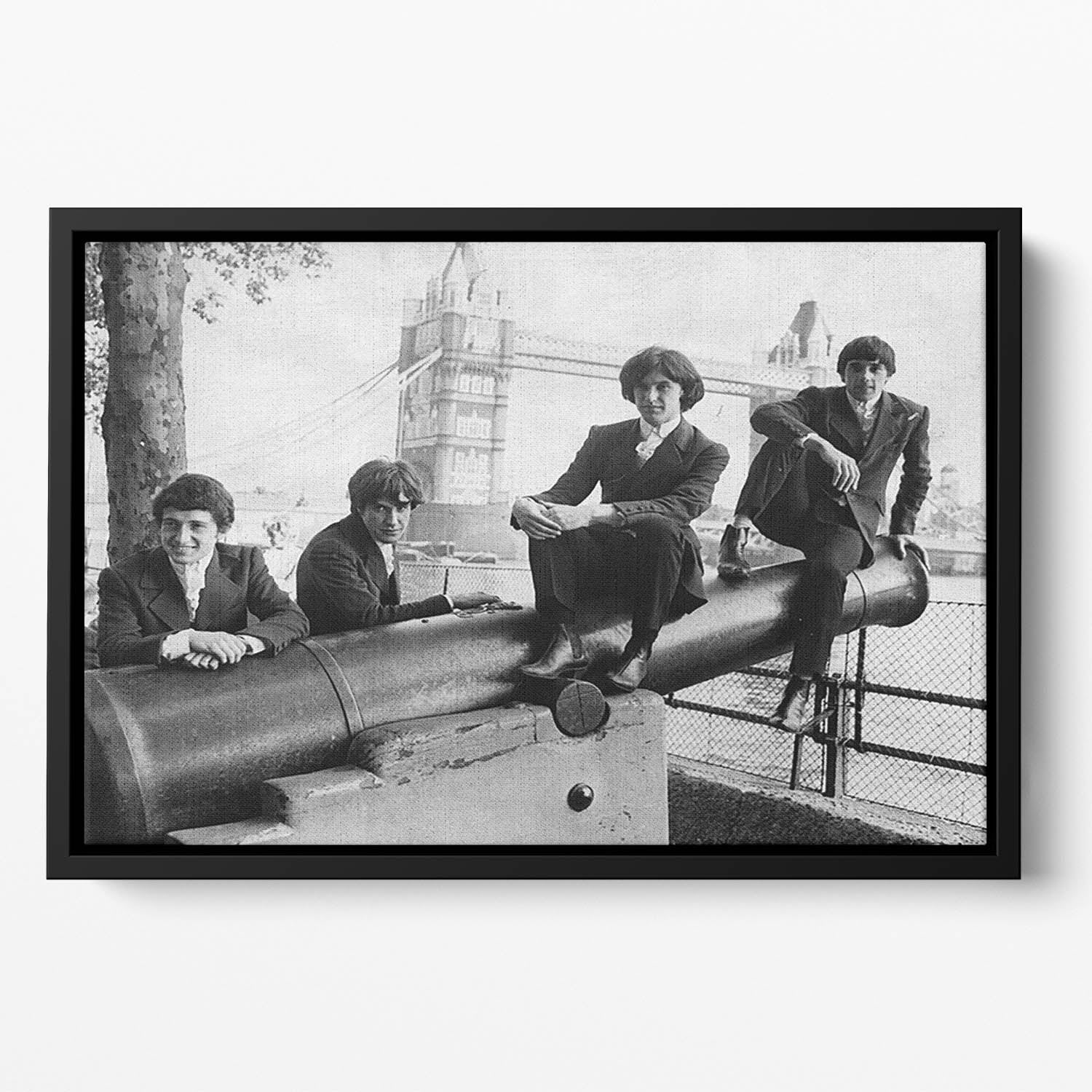 The Kinks Floating Framed Canvas