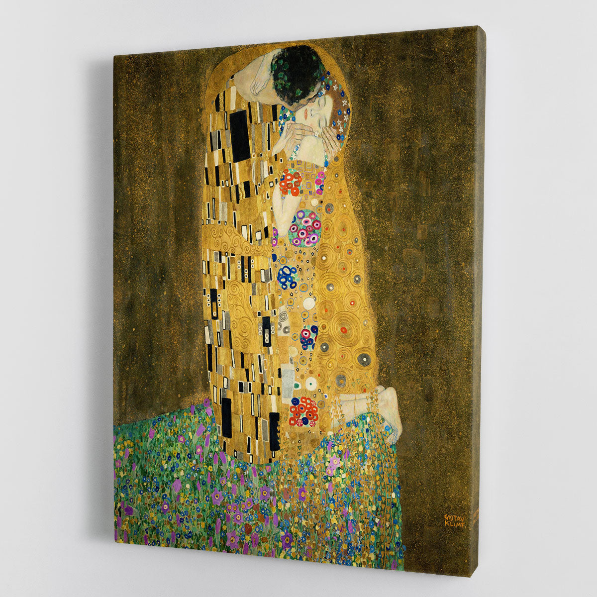The Kiss by Klimt 2 Canvas Print or Poster - Canvas Art Rocks - 1
