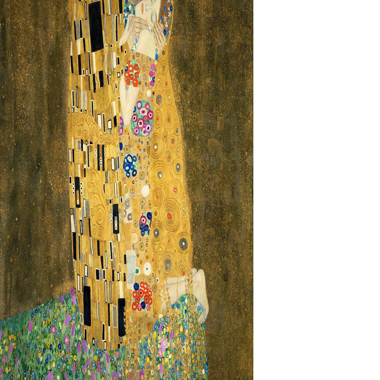 The Kiss by Klimt 2 Floating Framed Canvas