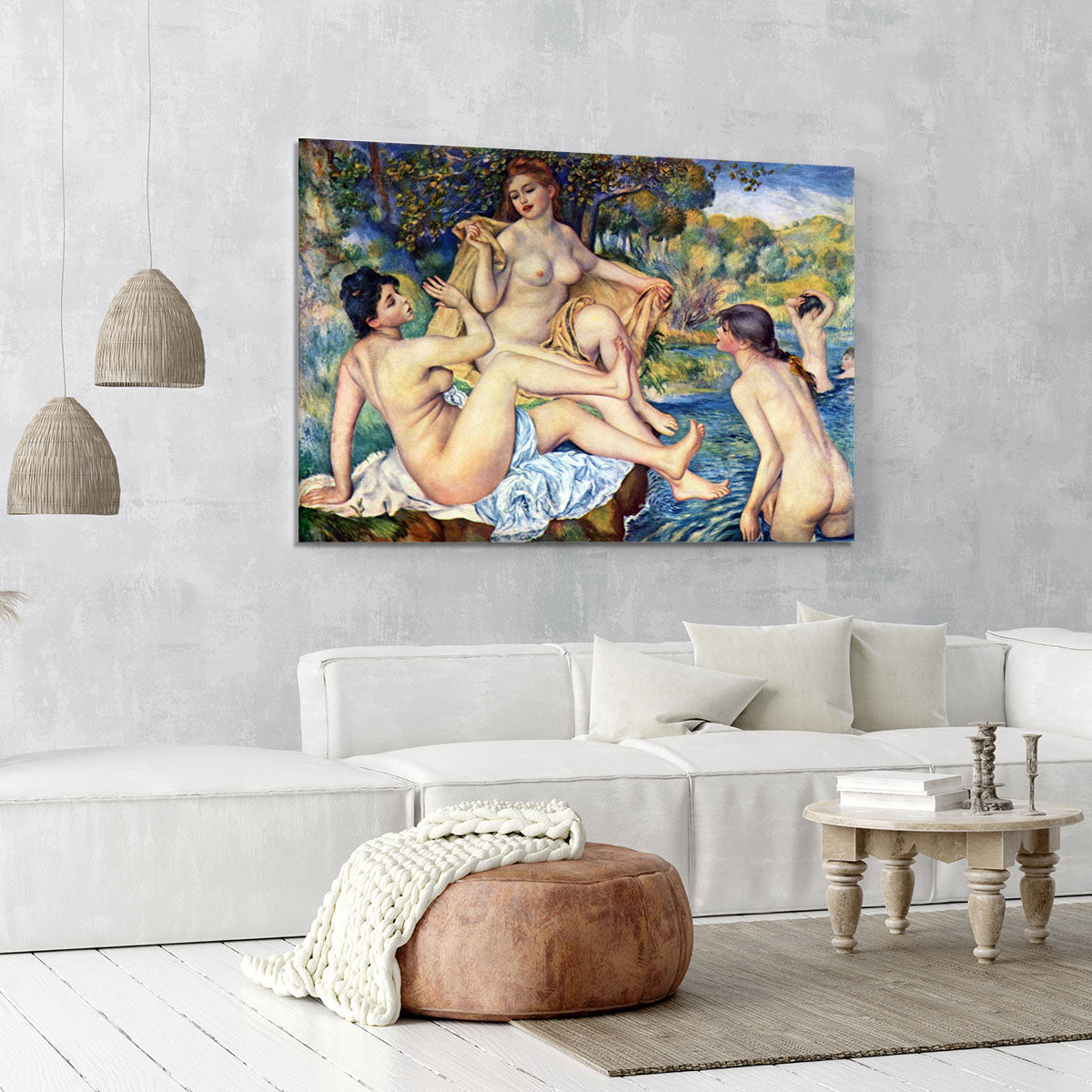The Large Bathers by Renoir Canvas Print or Poster - Canvas Art Rocks - 6