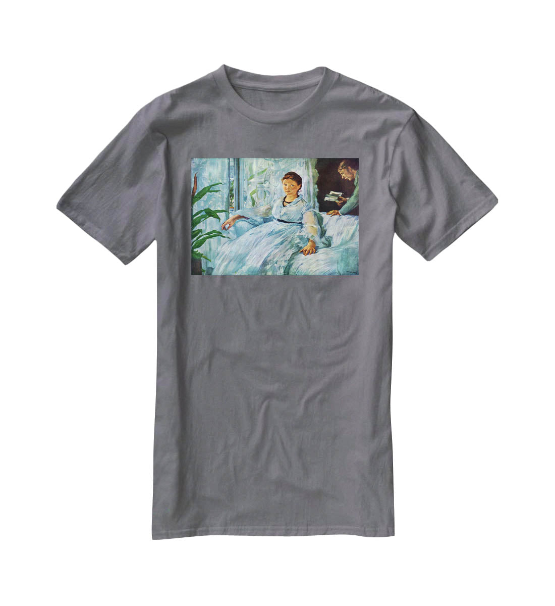 The Lecture by Manet T-Shirt - Canvas Art Rocks - 3