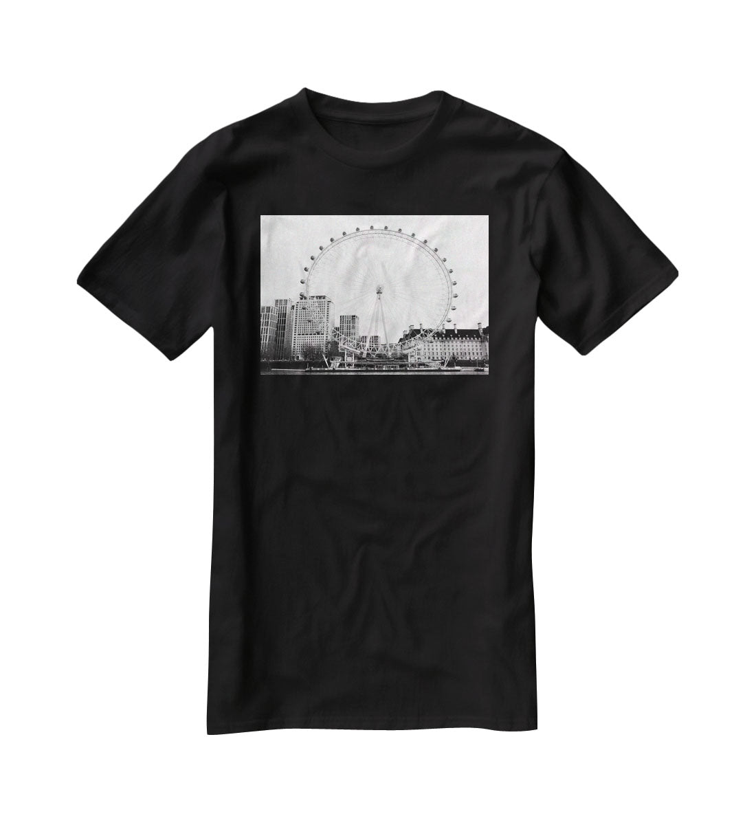 The London Eye T-Shirt - Canvas Art Rocks - 1
