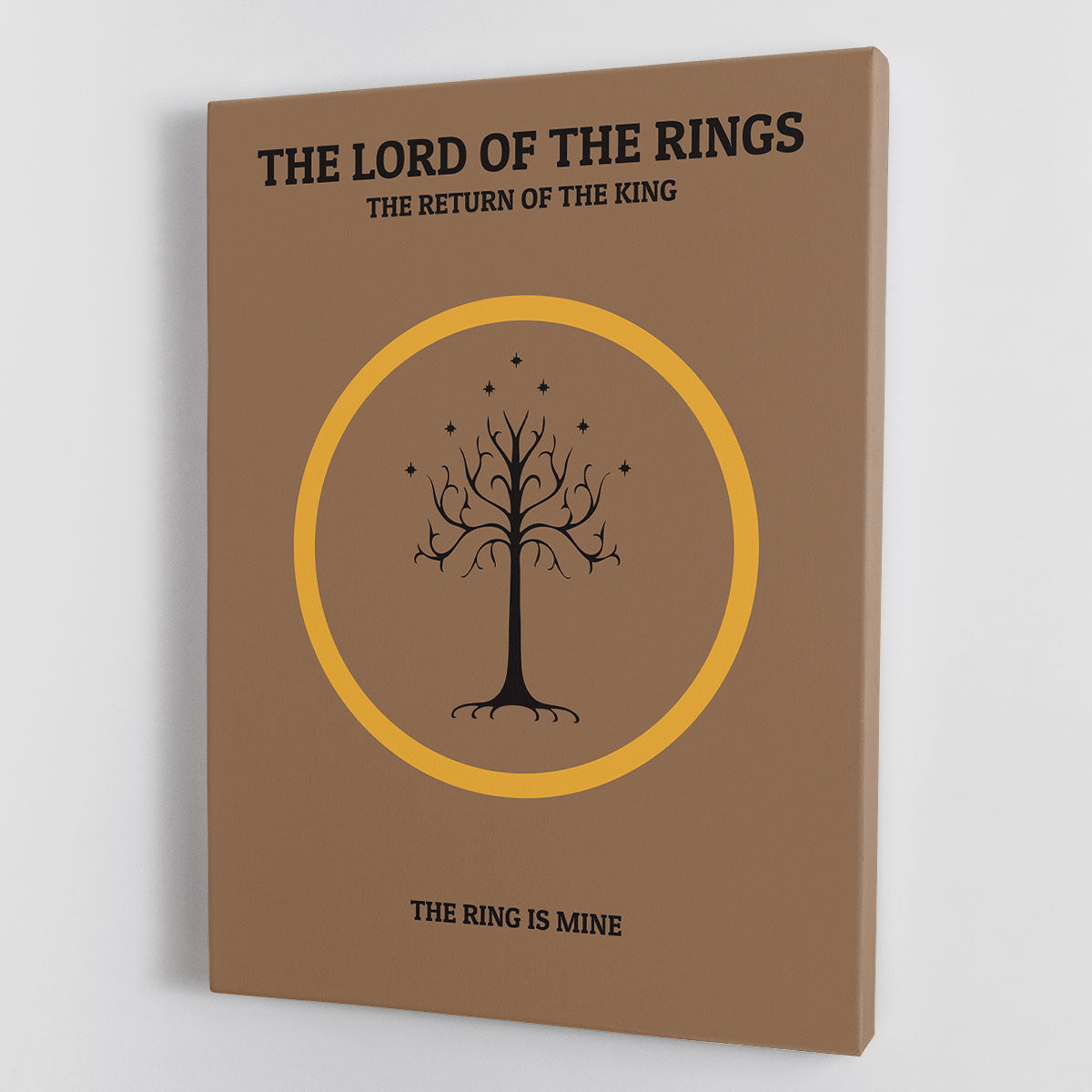 The Lord Of The Rings The Return Of The King Minimal Movie Canvas Print or Poster - Canvas Art Rocks - 1