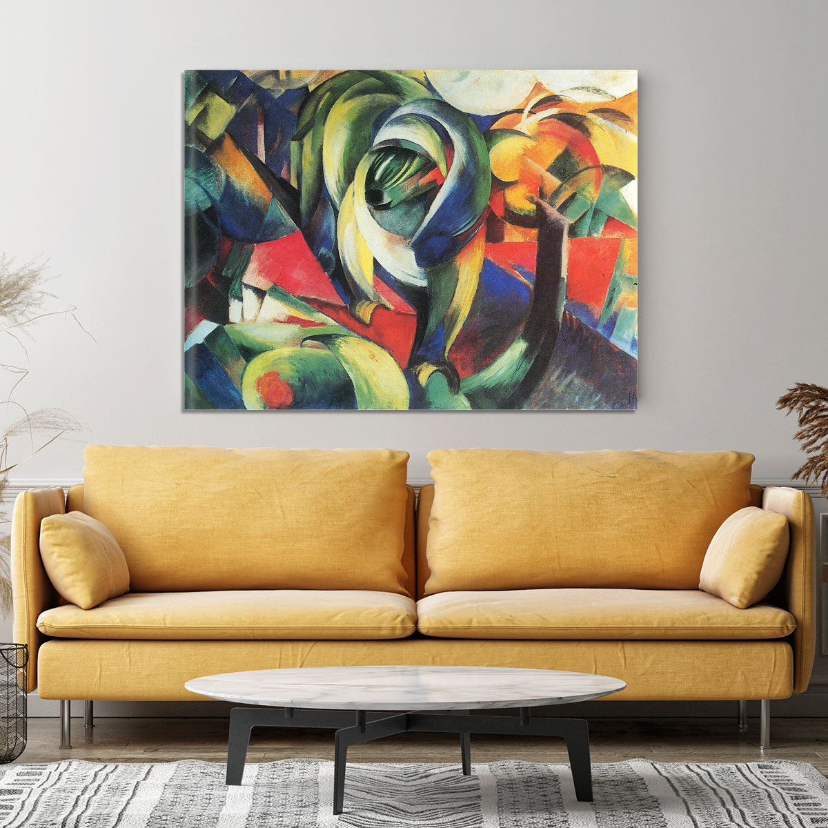The Mandrill by Franz Marc Canvas Print or Poster - Canvas Art Rocks - 4