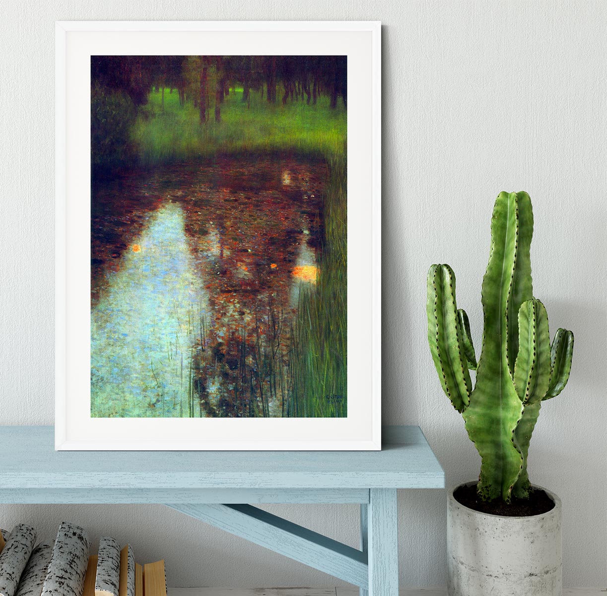 The Marsh by Klimt Framed Print - Canvas Art Rocks - 5