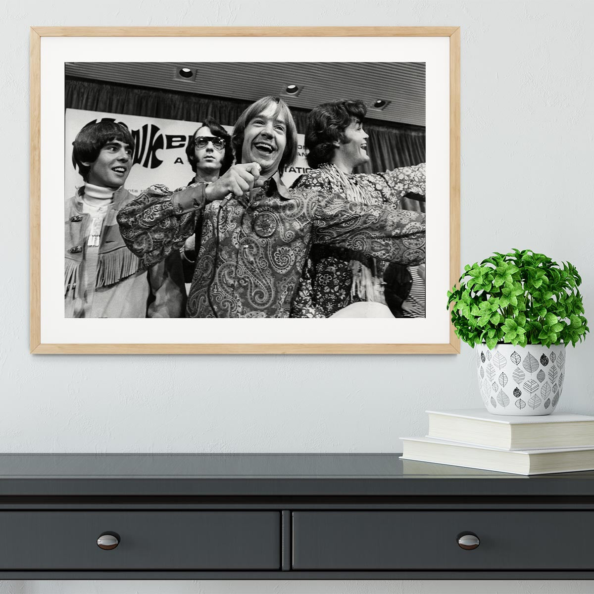 The Monkees playing around Framed Print - Canvas Art Rocks - 3
