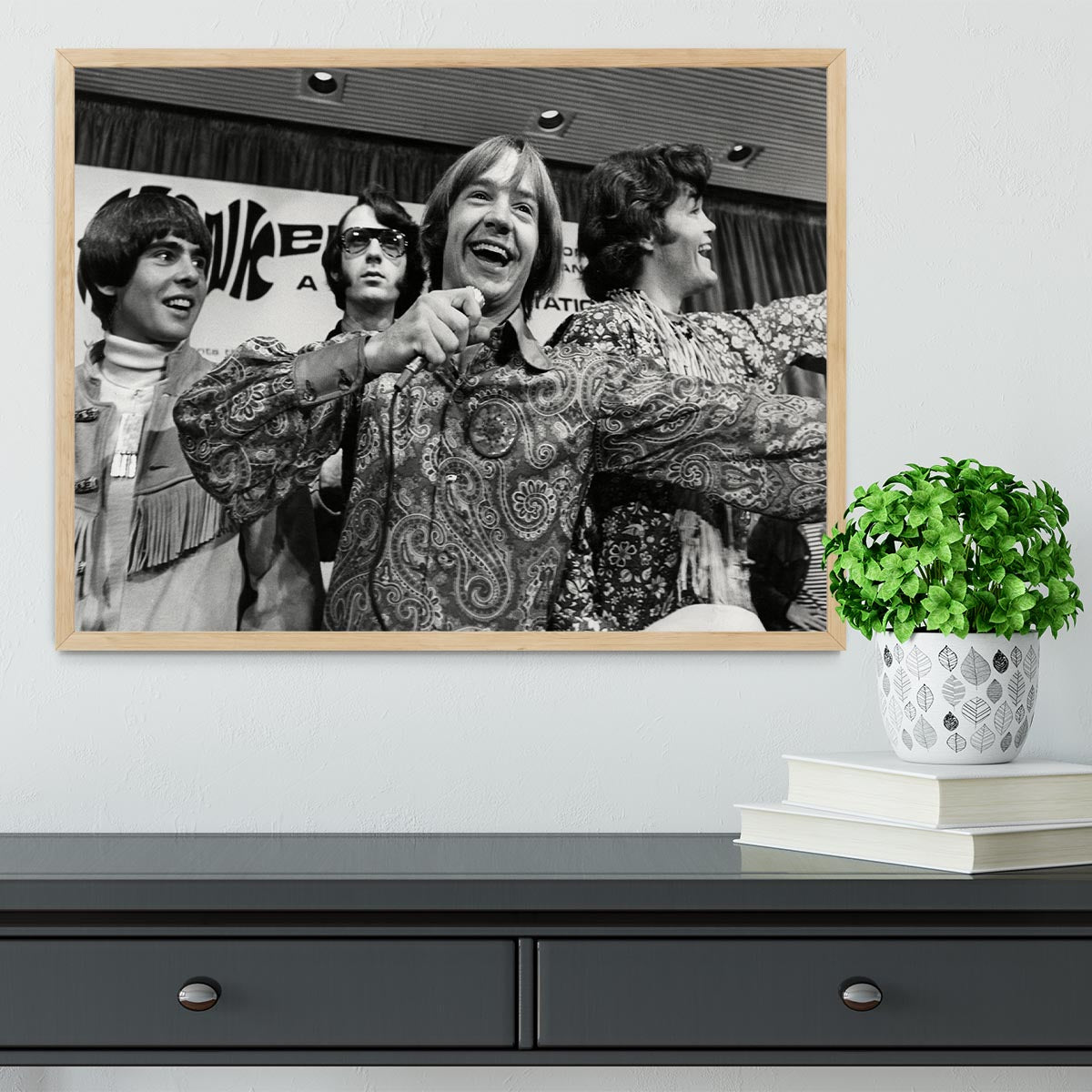 The Monkees playing around Framed Print - Canvas Art Rocks - 4