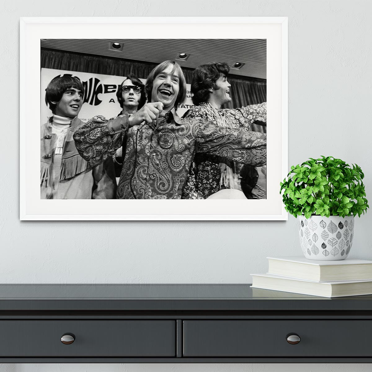 The Monkees playing around Framed Print - Canvas Art Rocks - 5