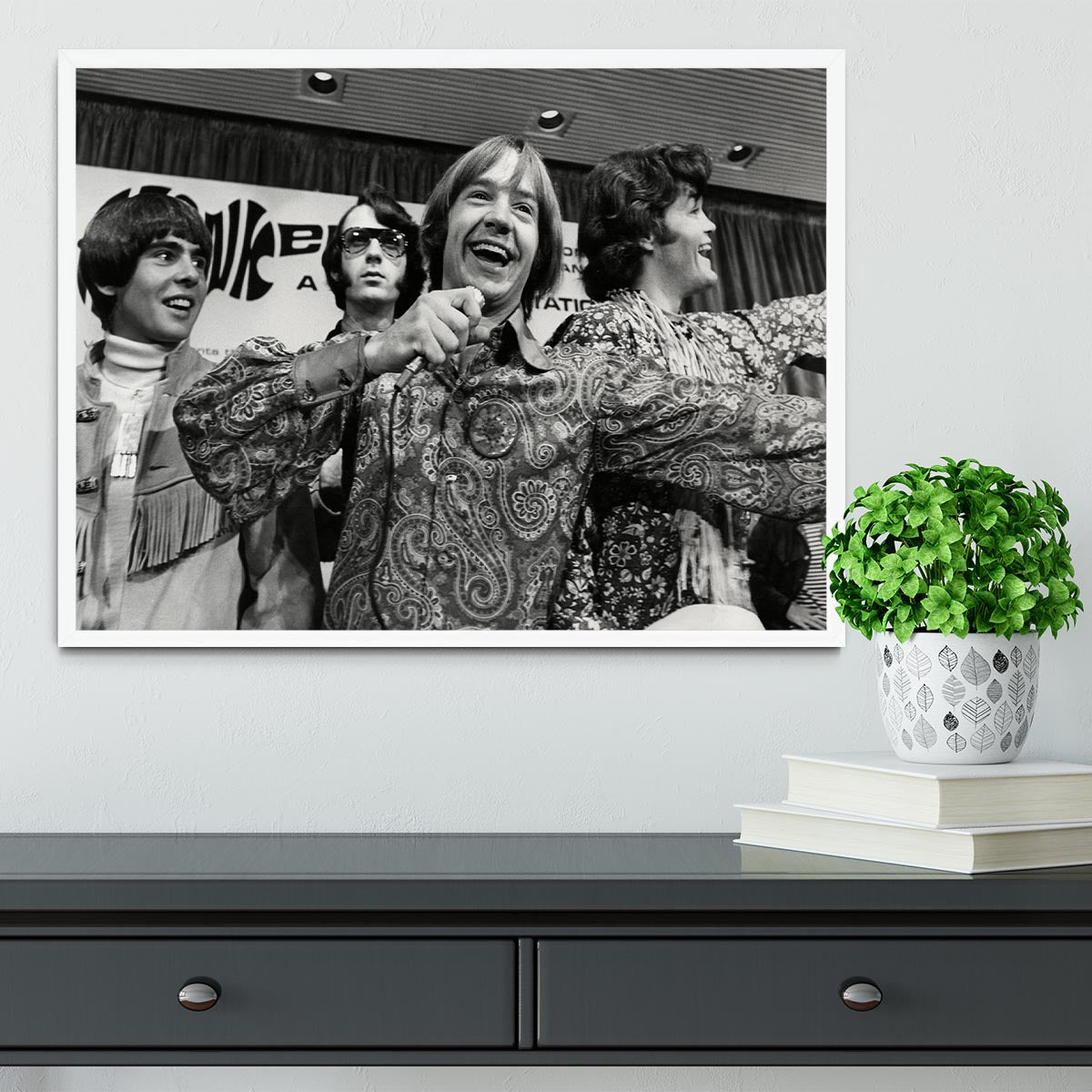 The Monkees playing around Framed Print - Canvas Art Rocks -6