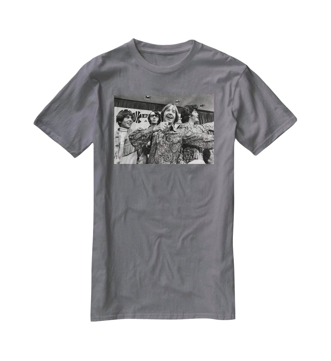 The Monkees playing around T-Shirt - Canvas Art Rocks - 3
