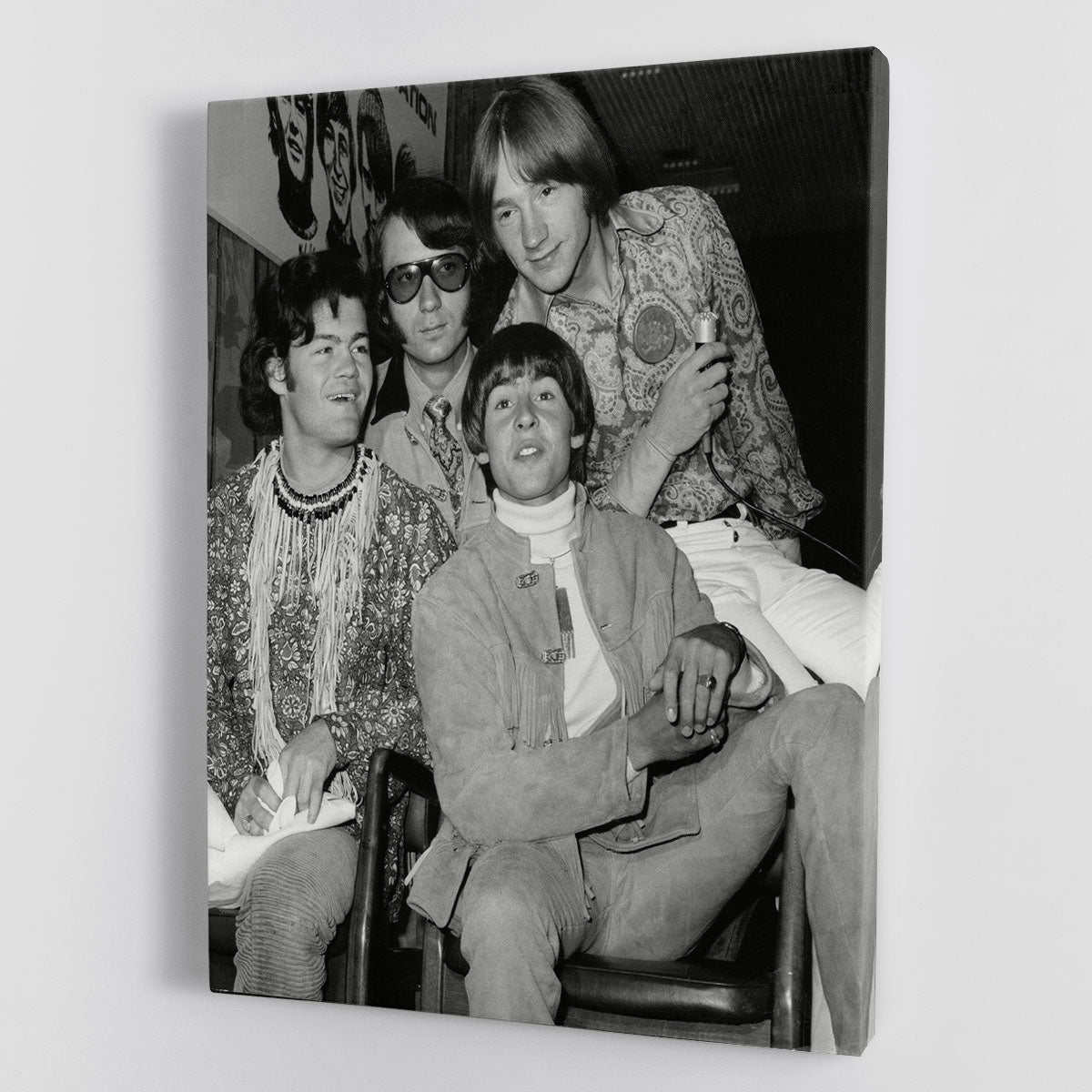 The Monkees sitting Canvas Print or Poster - Canvas Art Rocks - 1