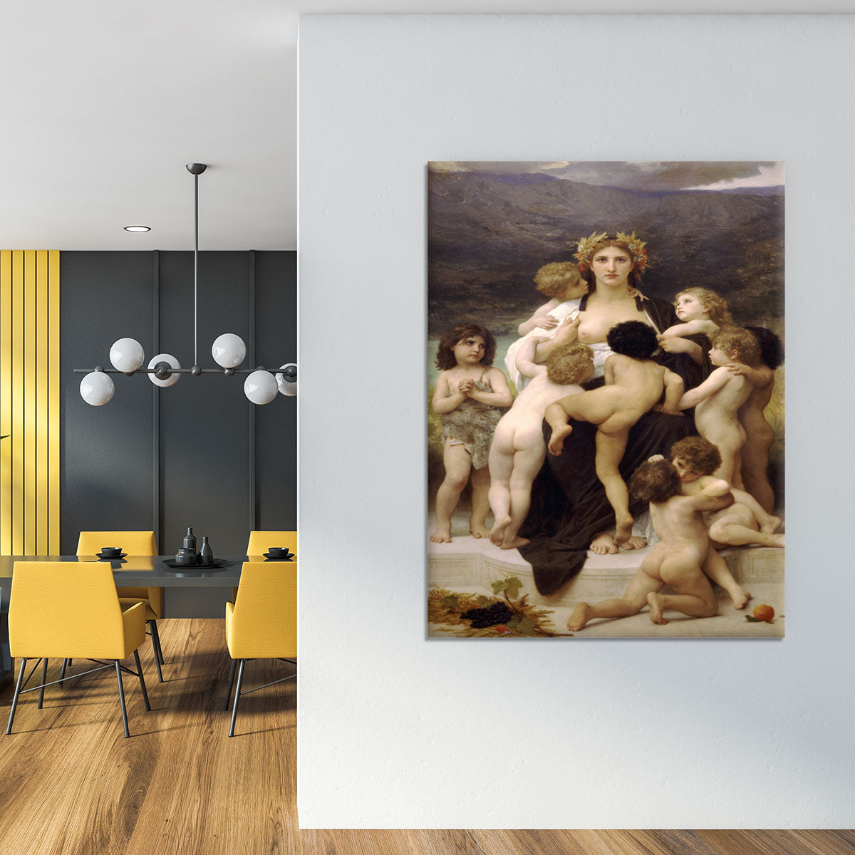 The Motherland By Bouguereau Canvas Print or Poster - Canvas Art Rocks - 4
