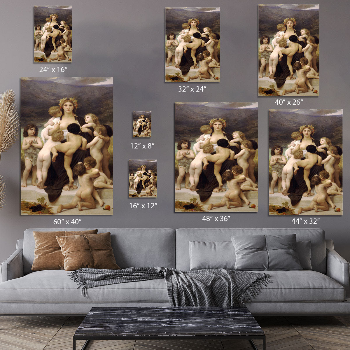 The Motherland By Bouguereau Canvas Print or Poster - Canvas Art Rocks - 7