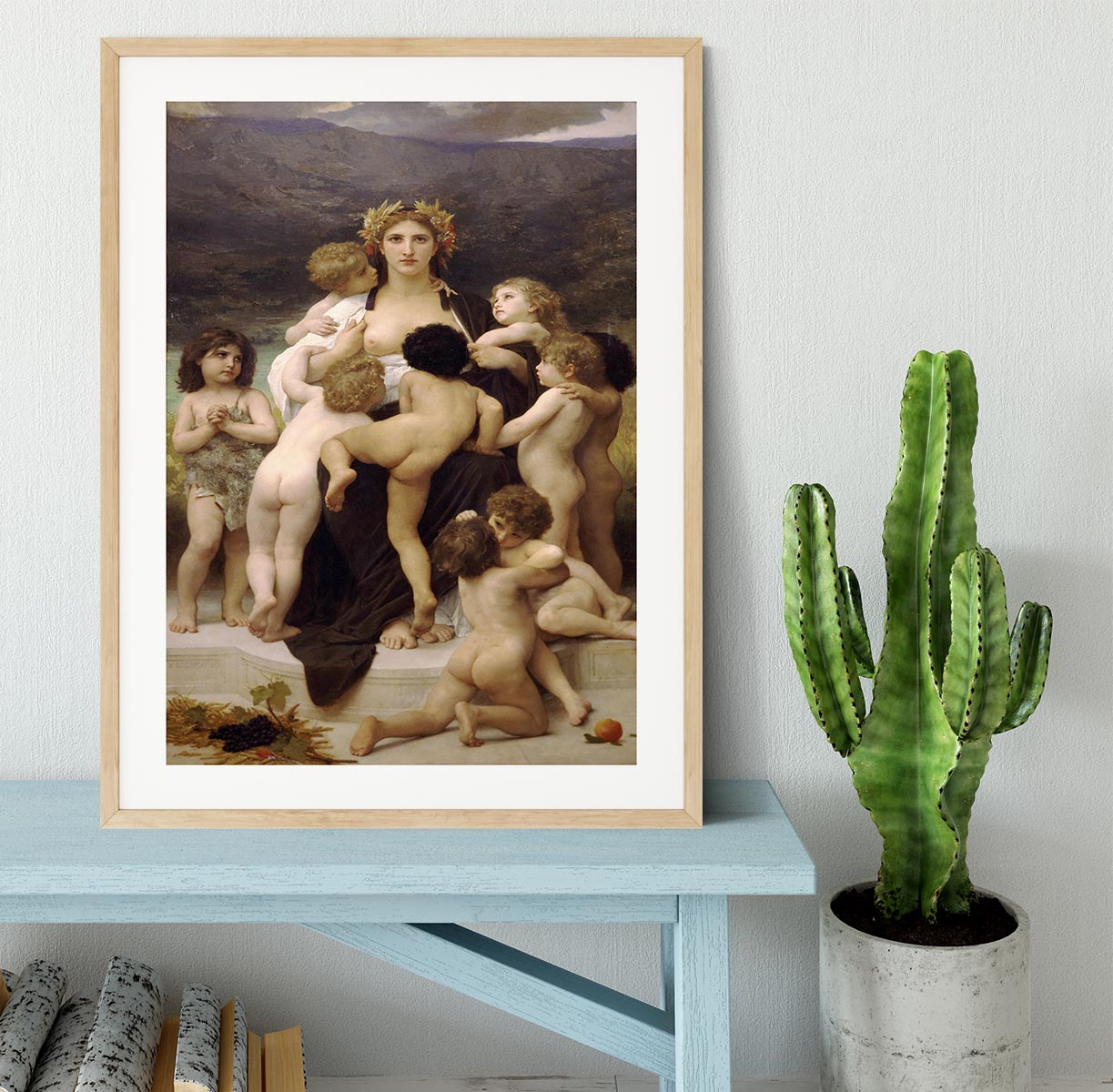 The Motherland By Bouguereau Framed Print - Canvas Art Rocks - 3