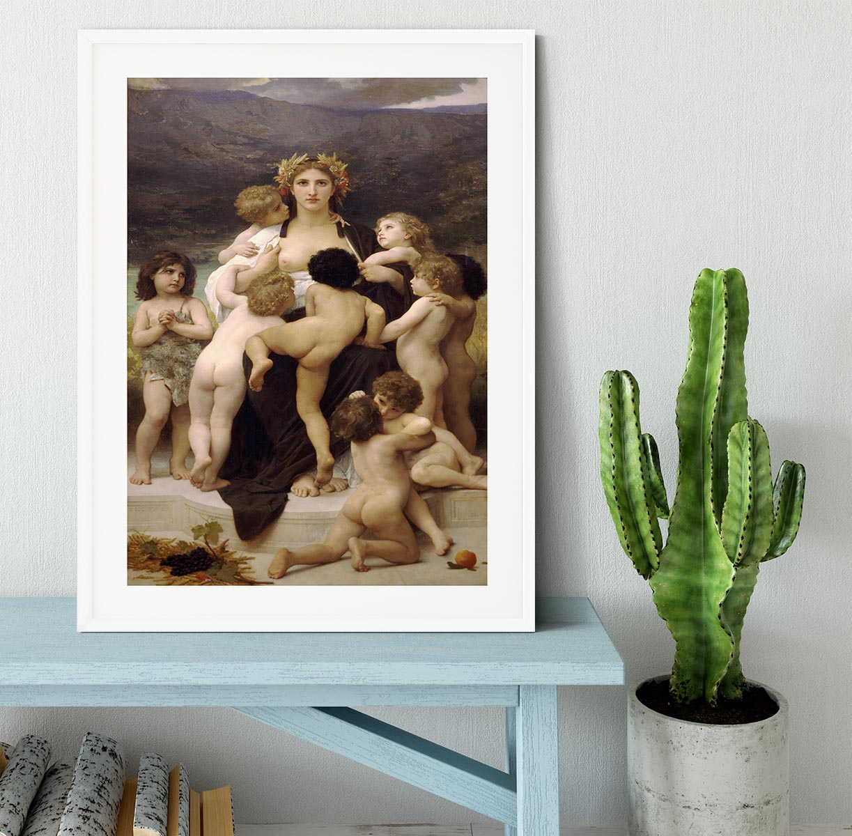 The Motherland By Bouguereau Framed Print - Canvas Art Rocks - 5