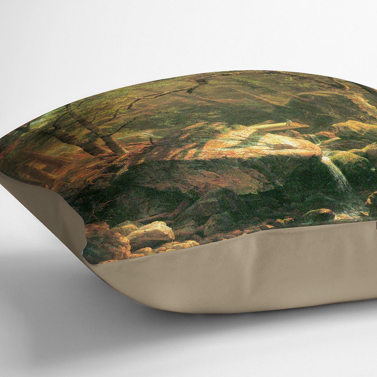 The Mountain by Bierstadt Cushion - Canvas Art Rocks - 2