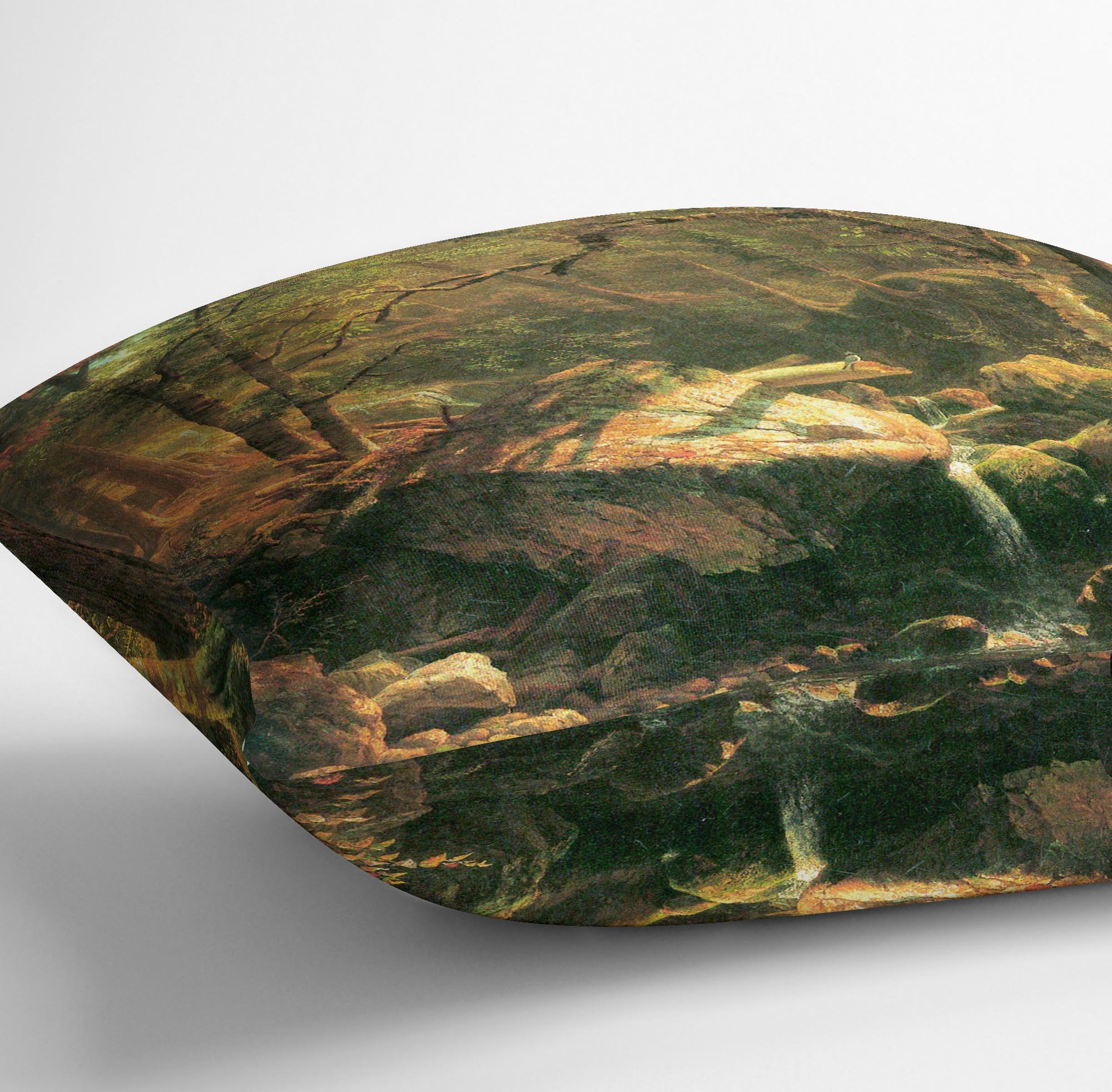 The Mountain by Bierstadt Cushion - Canvas Art Rocks - 3