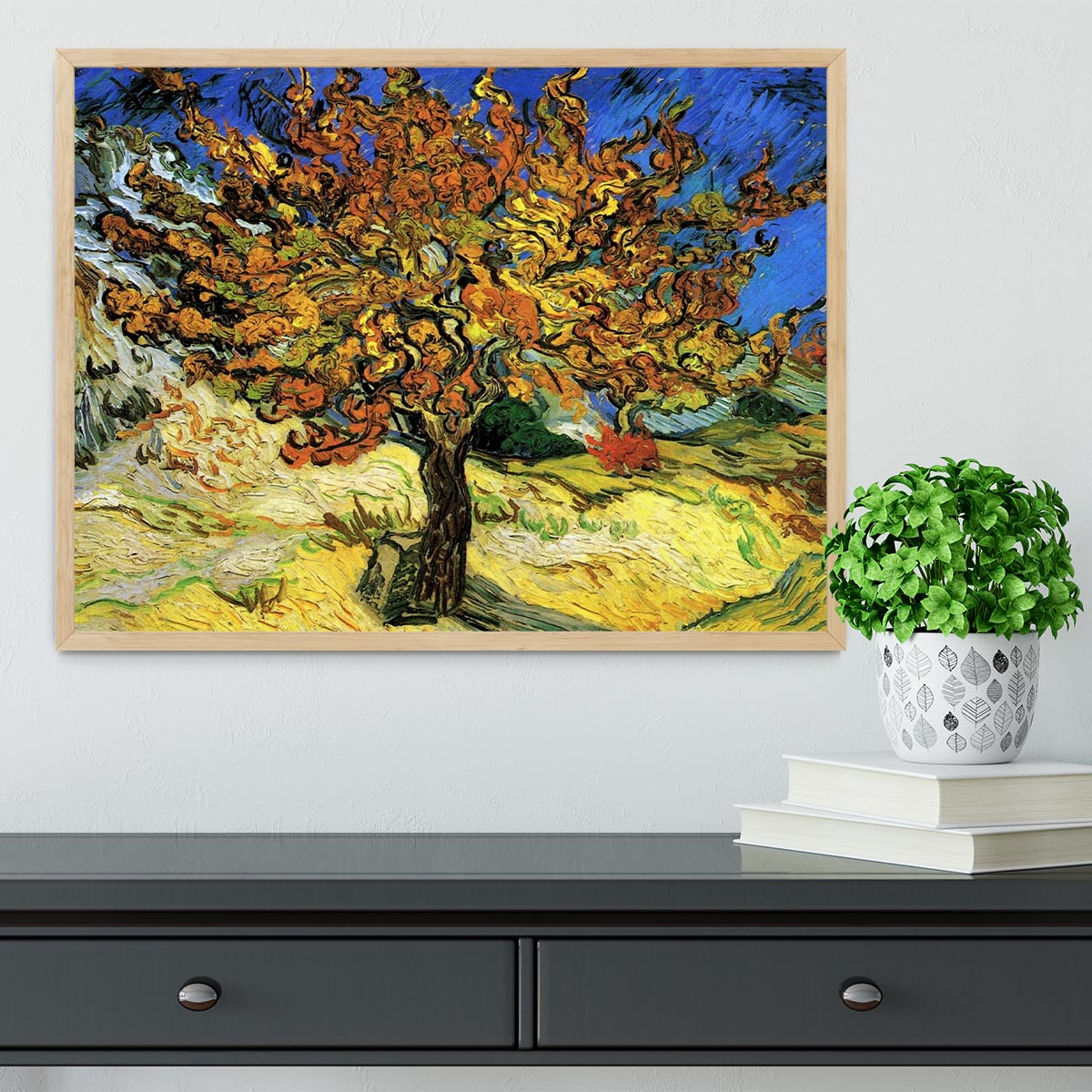 The Mulberry Tree by Van Gogh Framed Print - Canvas Art Rocks - 4
