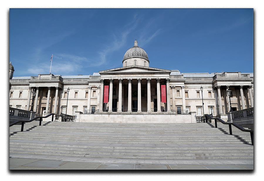 The National Gallery London under Lockdown 2020 Canvas Print or Poster - Canvas Art Rocks - 1