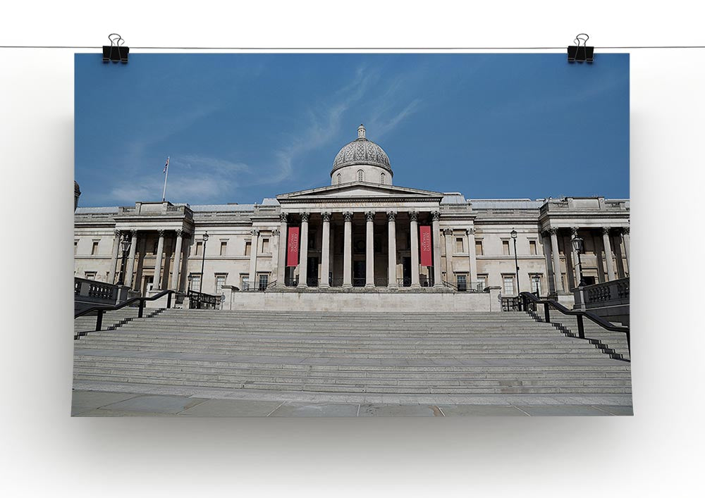 The National Gallery London under Lockdown 2020 Canvas Print or Poster - Canvas Art Rocks - 2