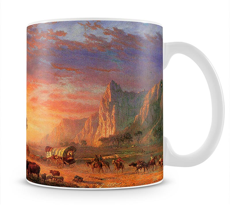 The Oregon Trail by Bierstadt Mug - Canvas Art Rocks - 1