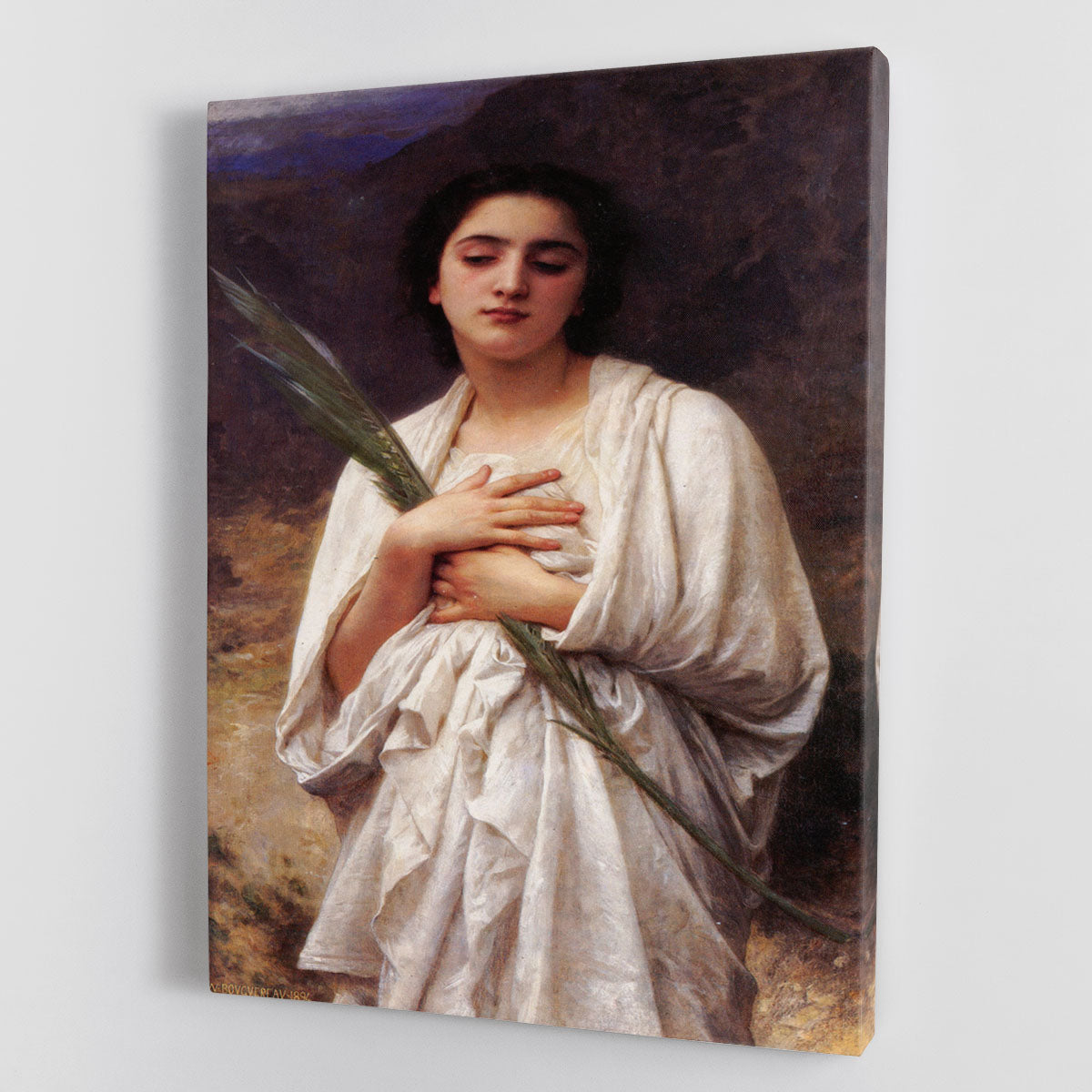 The Palm Leaf By Bouguereau Canvas Print or Poster - Canvas Art Rocks - 1