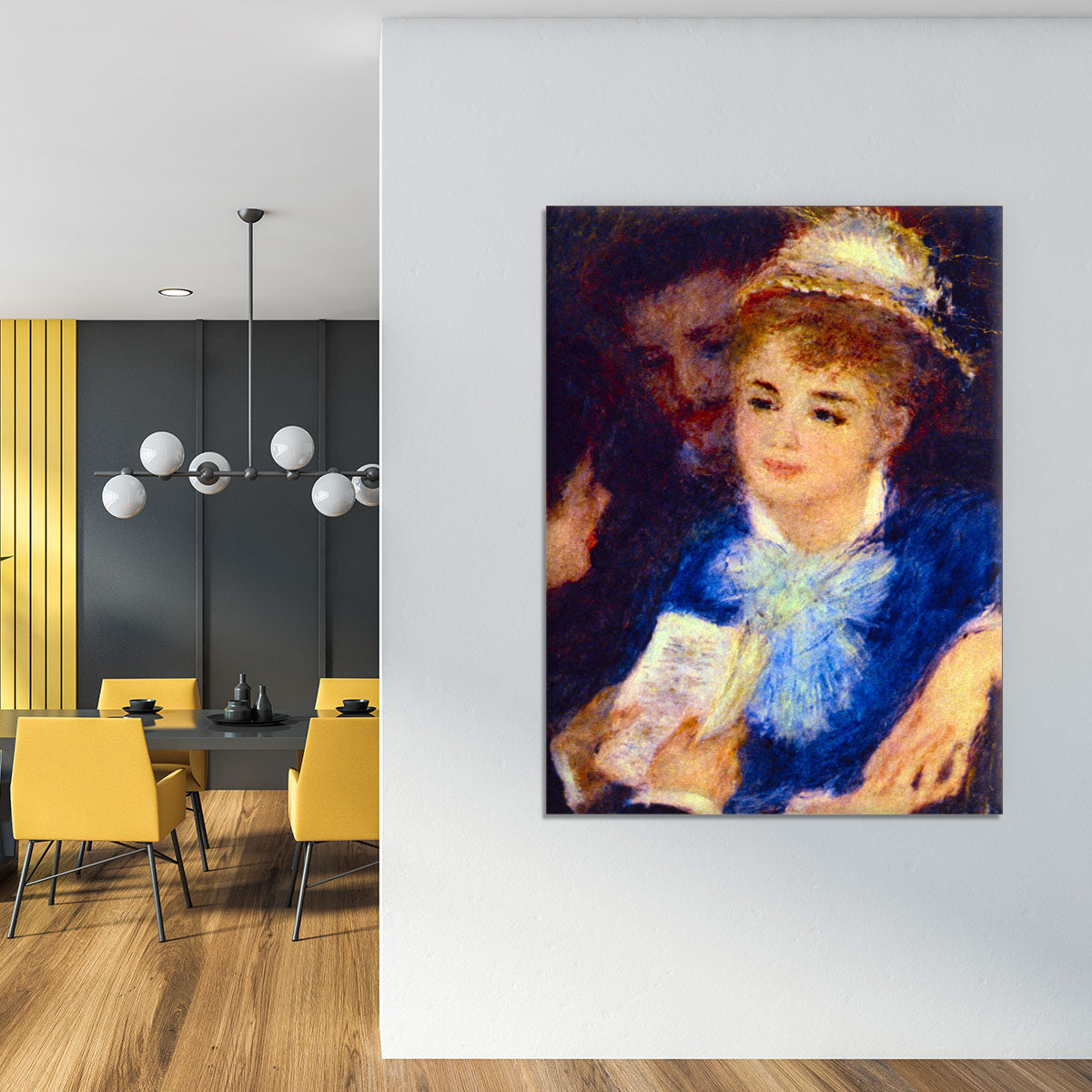 The Perusal of the Part by Renoir Canvas Print or Poster - Canvas Art Rocks - 4