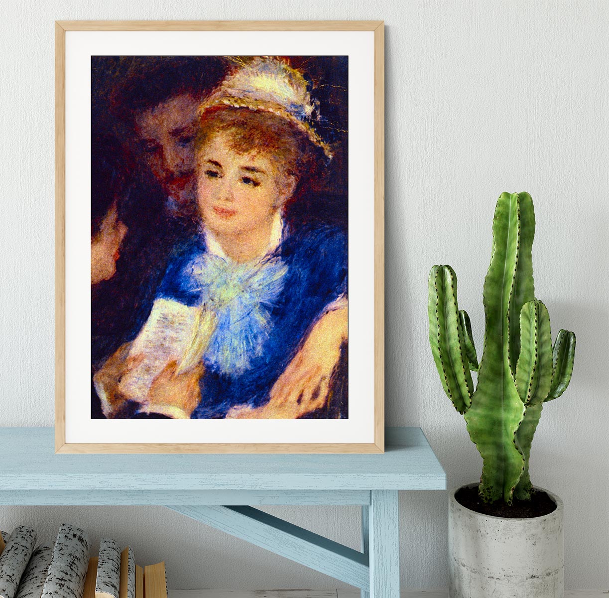 The Perusal of the Part by Renoir Framed Print - Canvas Art Rocks - 3