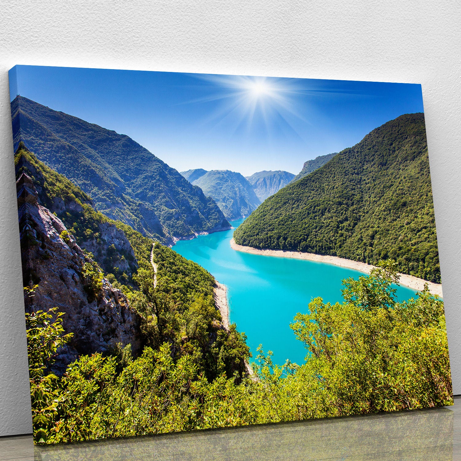The Piva Canyon Canvas Print or Poster - Canvas Art Rocks - 1