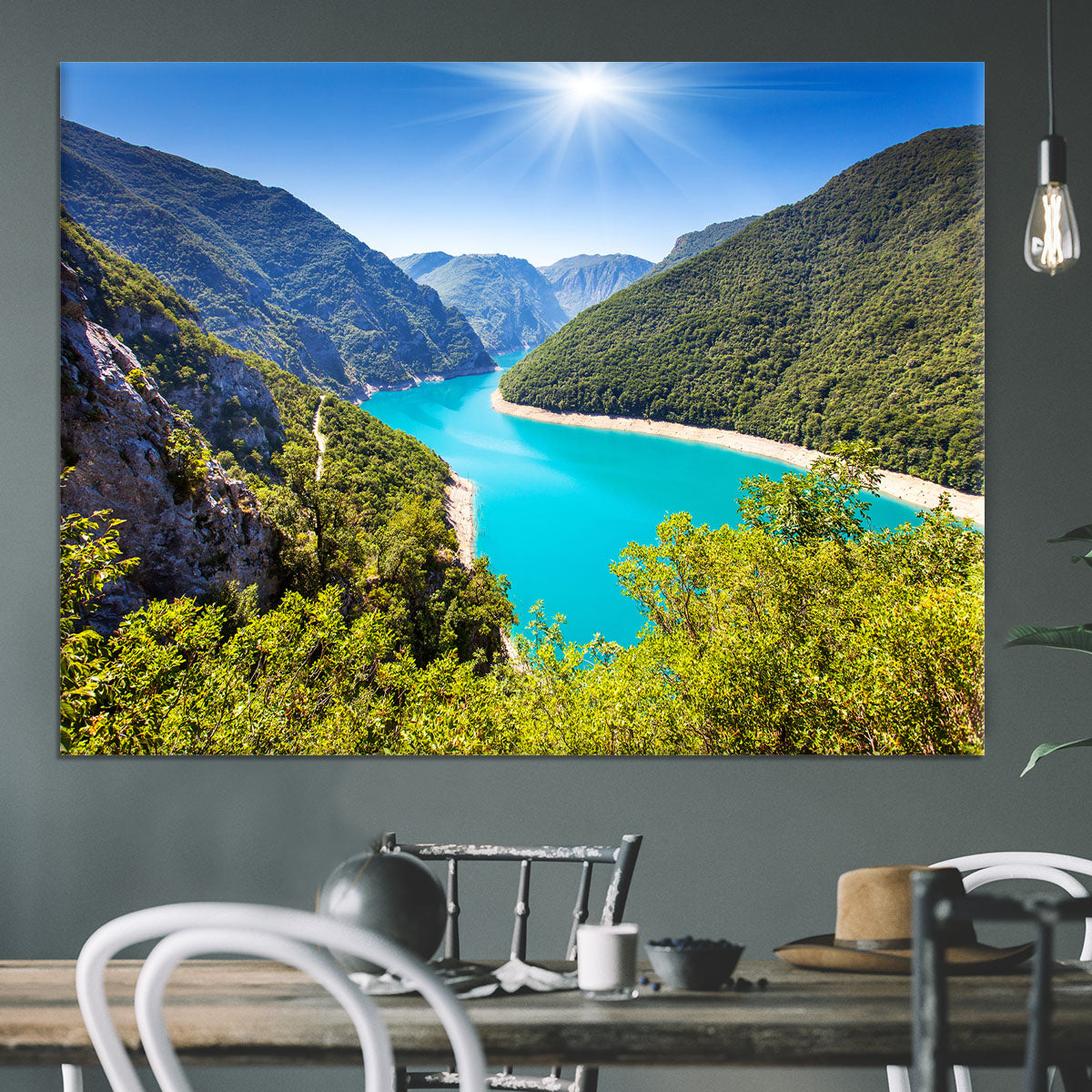 The Piva Canyon Canvas Print or Poster - Canvas Art Rocks - 3