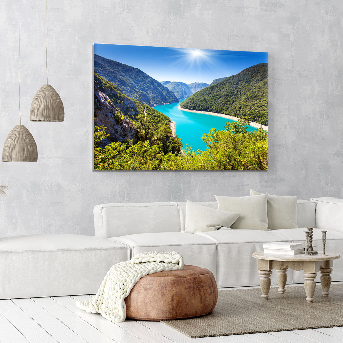 The Piva Canyon Canvas Print or Poster - Canvas Art Rocks - 6