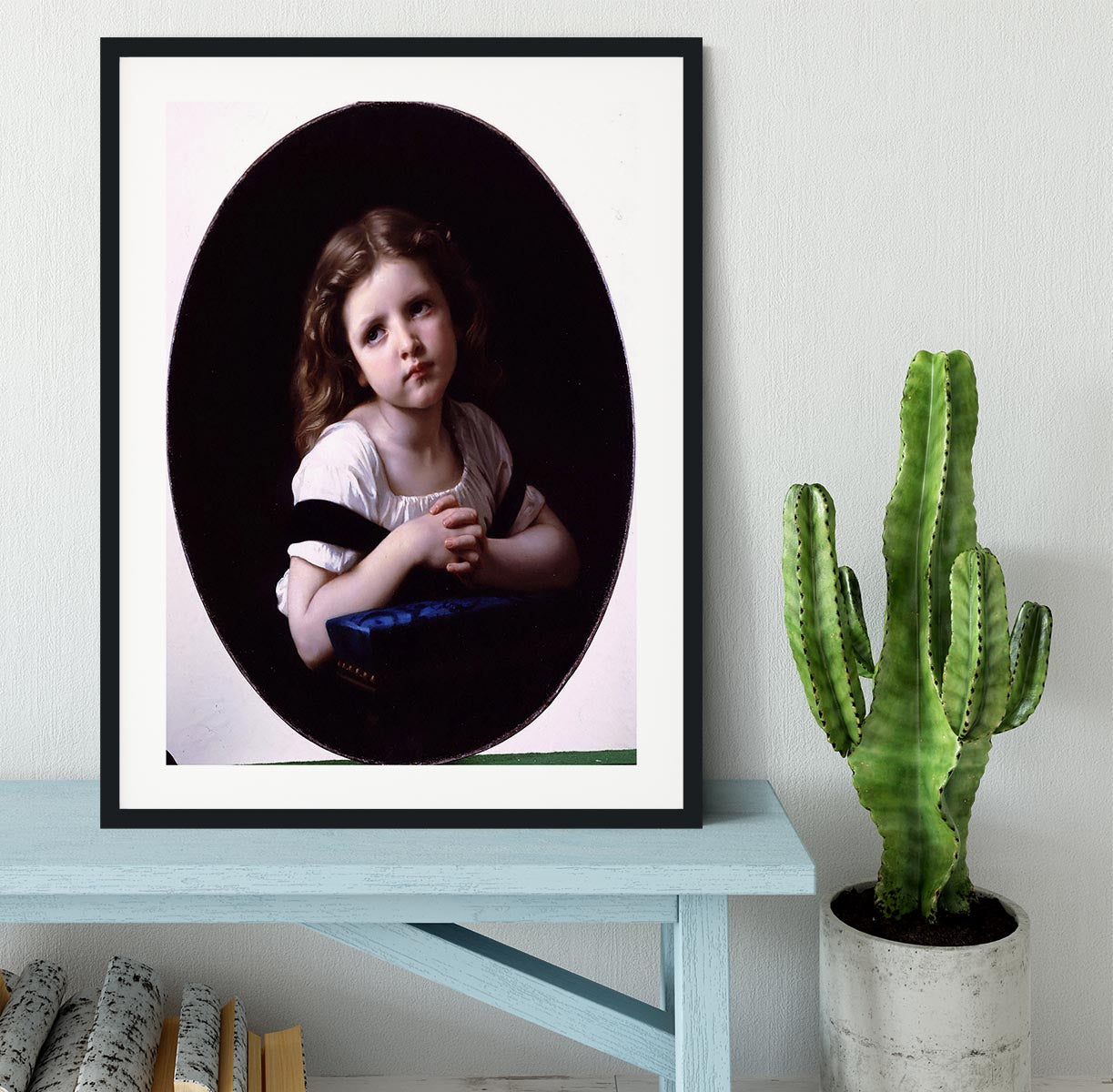 The Prayer By Bouguereau Framed Print - Canvas Art Rocks - 1