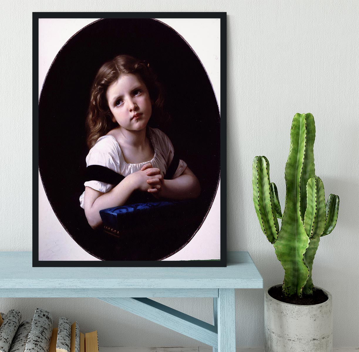 The Prayer By Bouguereau Framed Print - Canvas Art Rocks - 2