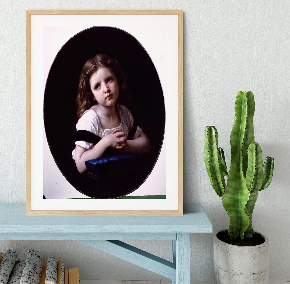 The Prayer By Bouguereau Framed Print - Canvas Art Rocks - 3