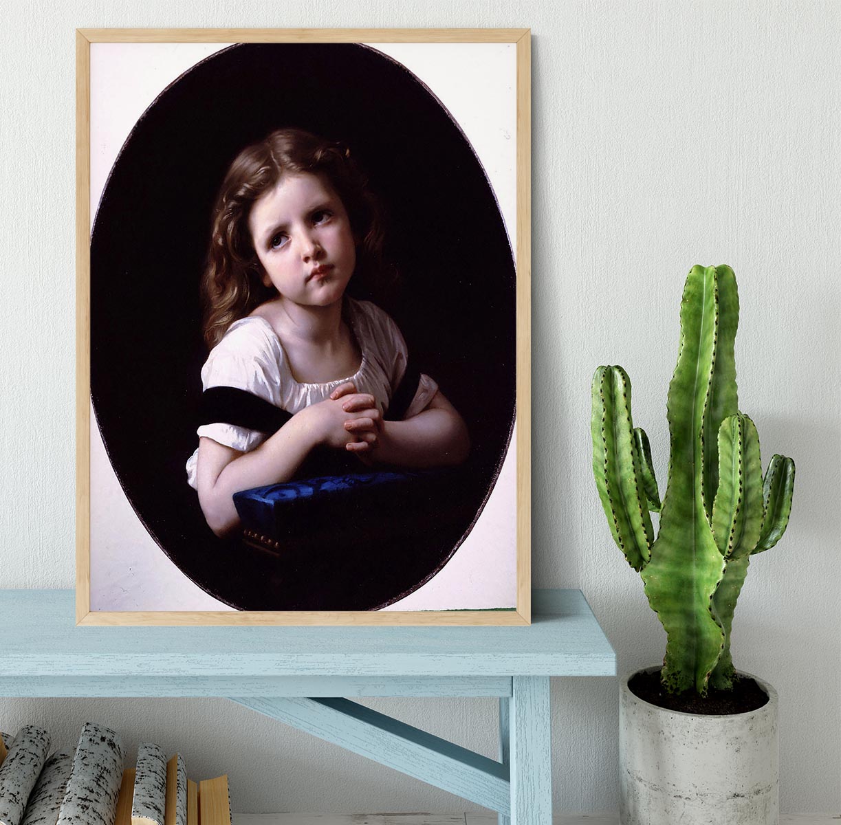 The Prayer By Bouguereau Framed Print - Canvas Art Rocks - 4