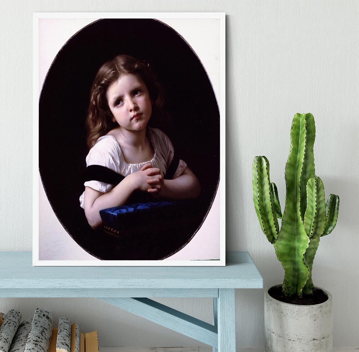 The Prayer By Bouguereau Framed Print - Canvas Art Rocks -6