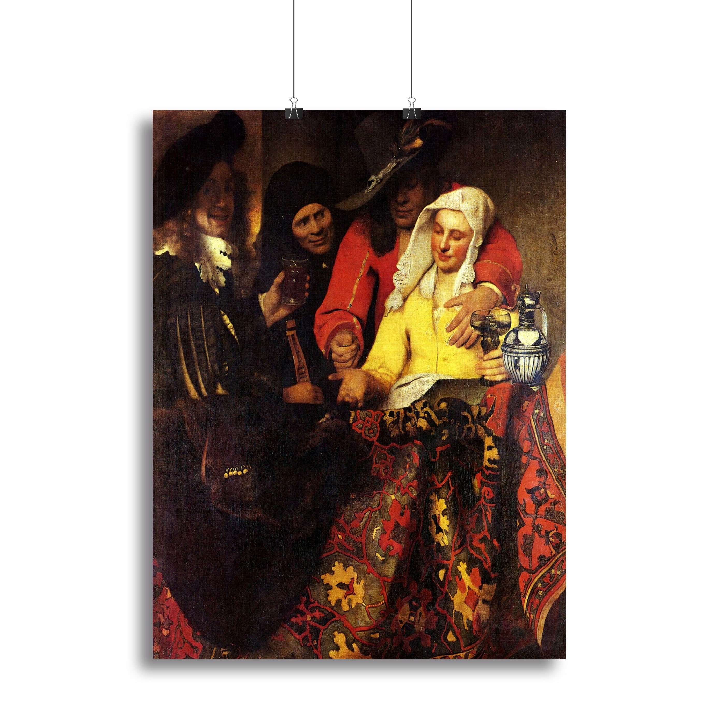 The Procuress by Vermeer Canvas Print or Poster - Canvas Art Rocks - 2