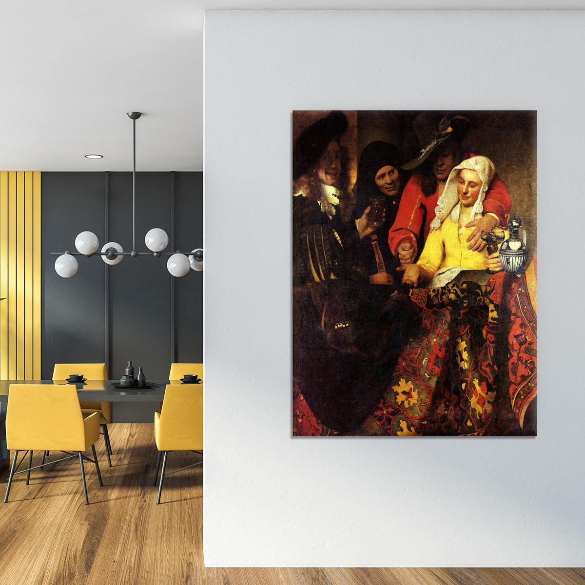 The Procuress by Vermeer Canvas Print or Poster - Canvas Art Rocks - 4