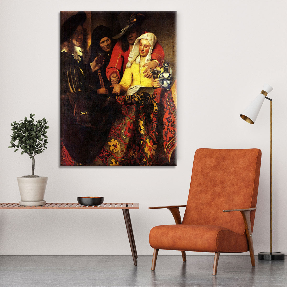 The Procuress by Vermeer Canvas Print or Poster - Canvas Art Rocks - 6