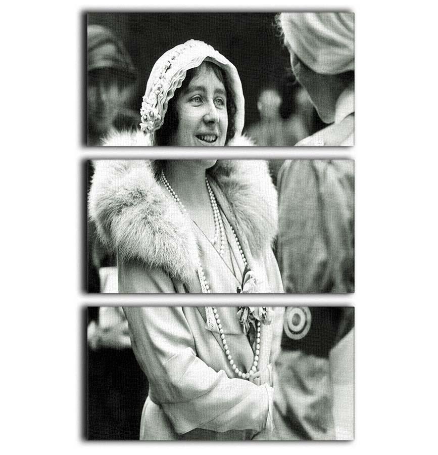 The Queen Mother opening a new hospital extension 3 Split Panel Canvas Print - Canvas Art Rocks - 1