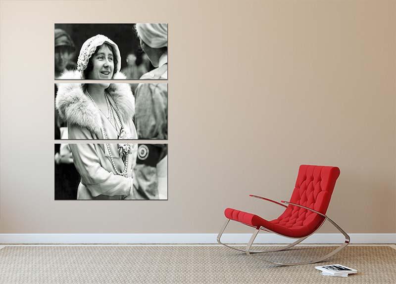 The Queen Mother opening a new hospital extension 3 Split Panel Canvas Print - Canvas Art Rocks - 2