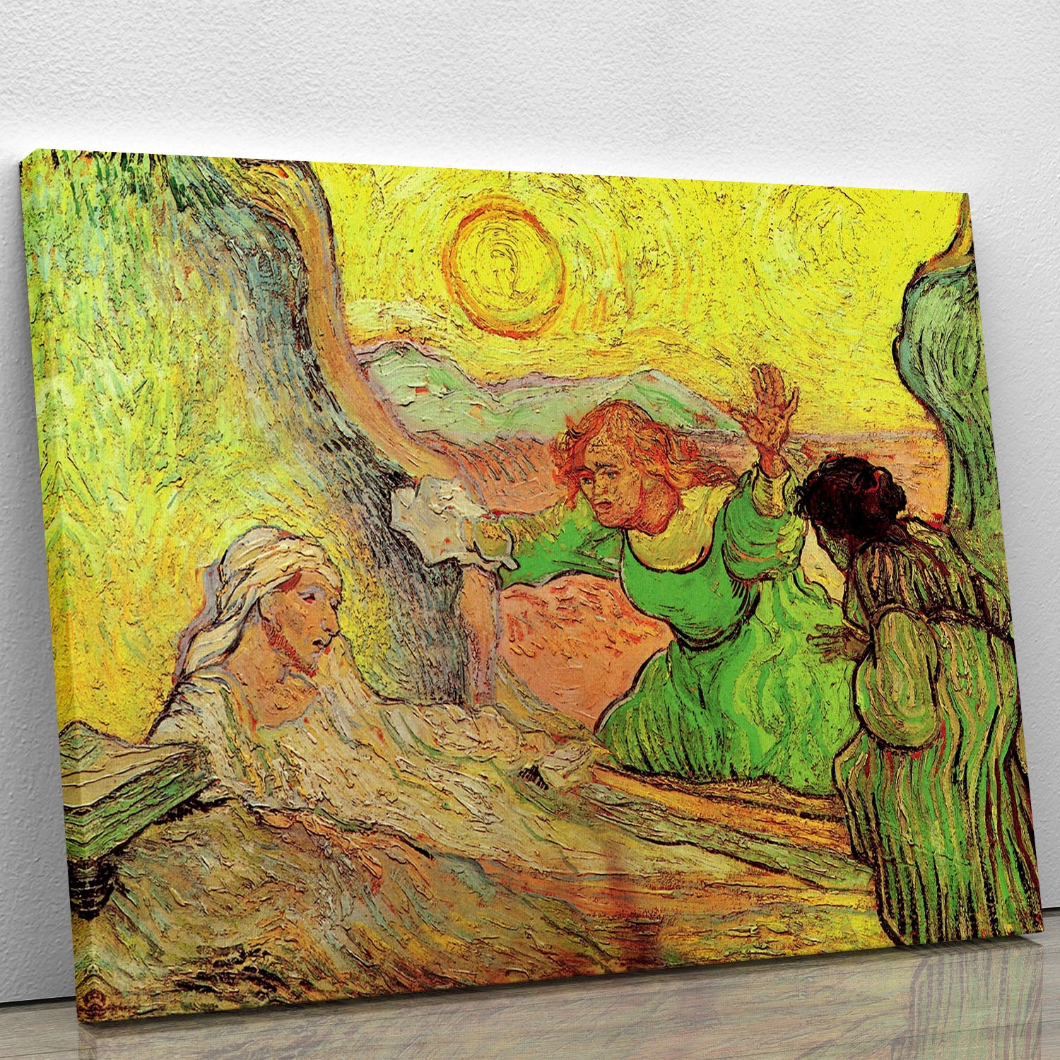 The Raising of Lazarus after Rembrandt by Van Gogh Canvas Print or Poster - Canvas Art Rocks - 1