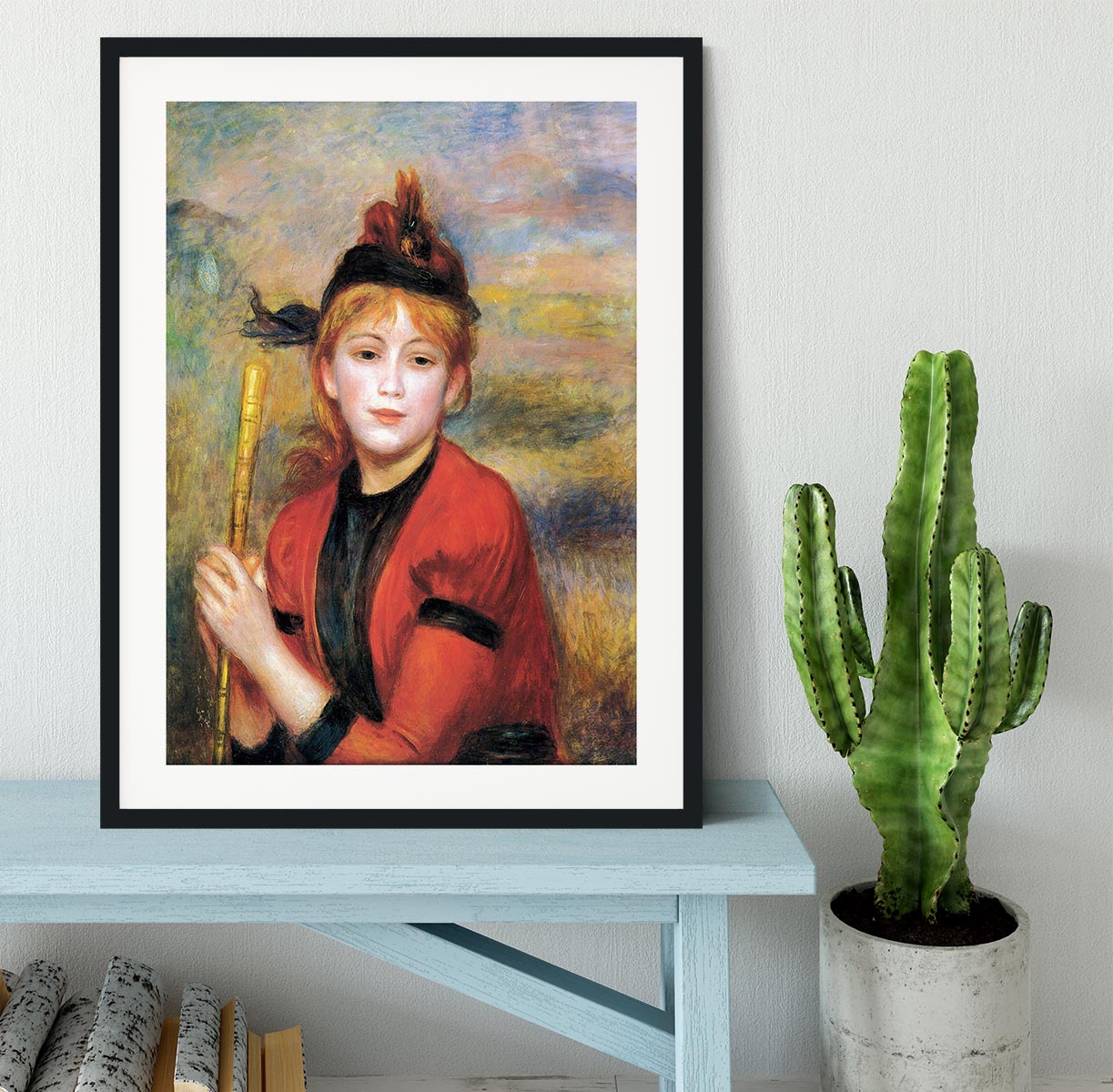 The Rambler by Renoir Framed Print - Canvas Art Rocks - 1