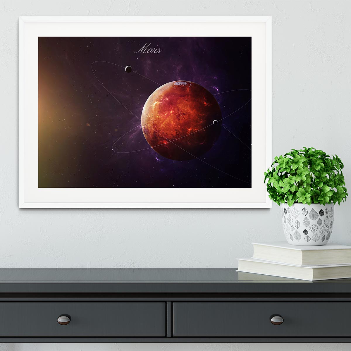 The Red Planet Mars Framed Print - Canvas Art Rocks - 5