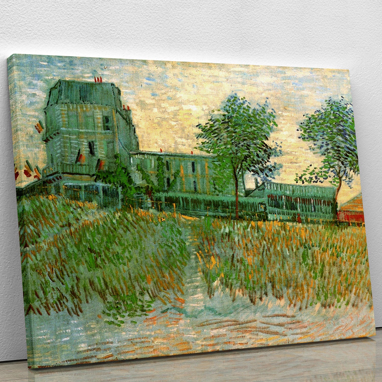 The Restaurant de la Sirene at Asnieres by Van Gogh Canvas Print or Poster - Canvas Art Rocks - 1