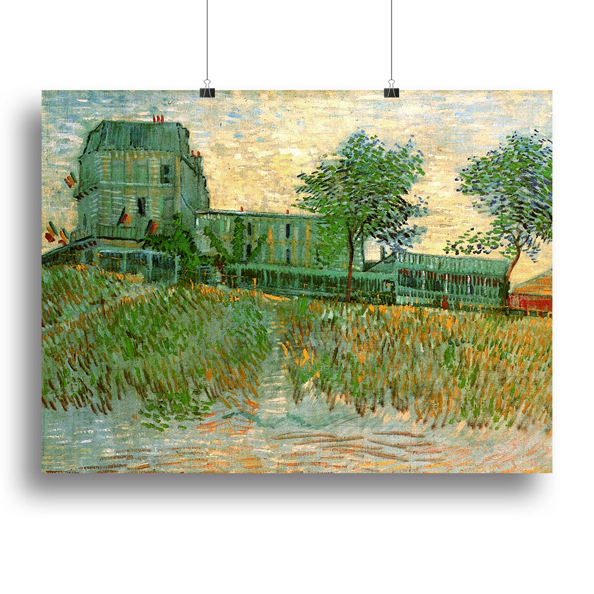 The Restaurant de la Sirene at Asnieres by Van Gogh Canvas Print or Poster - Canvas Art Rocks - 2