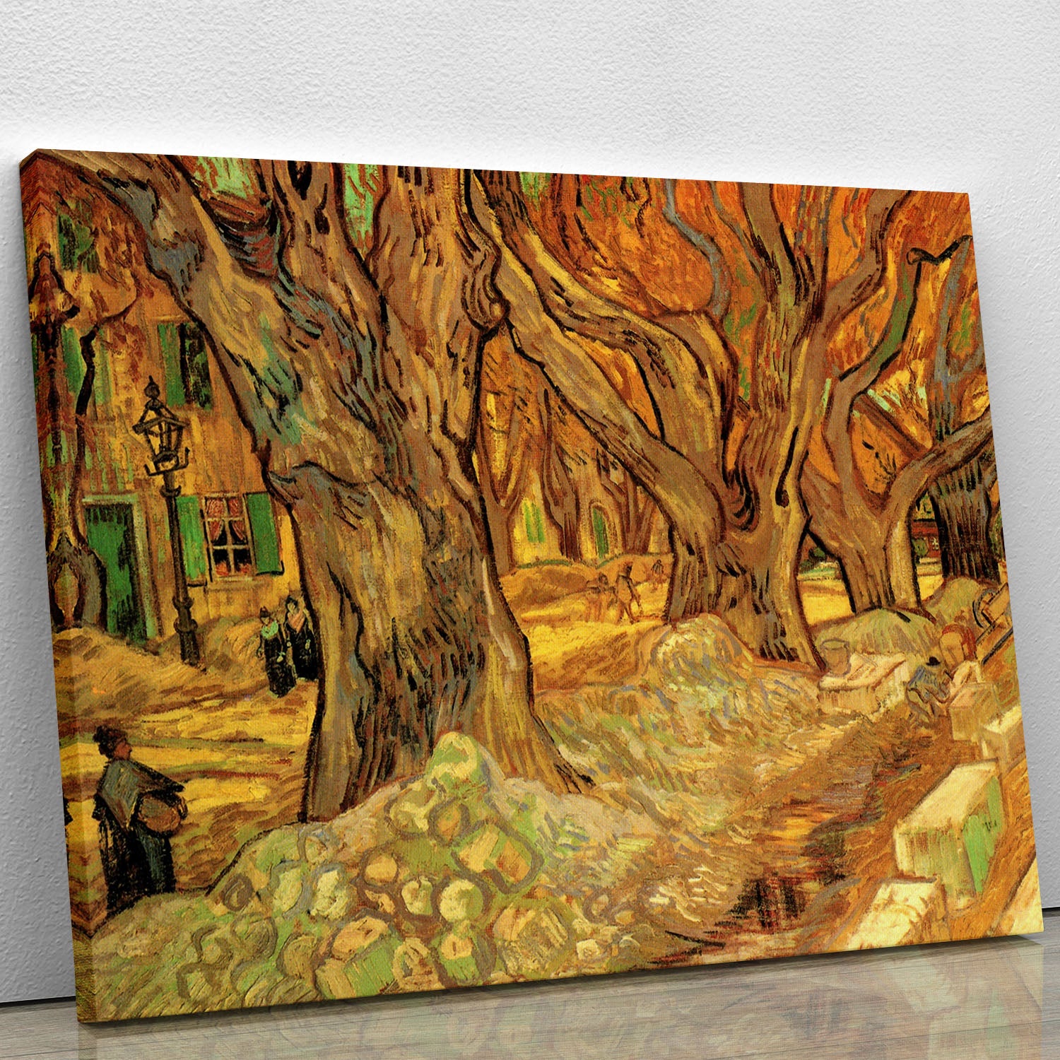 The Road Menders 2 by Van Gogh Canvas Print or Poster - Canvas Art Rocks - 1